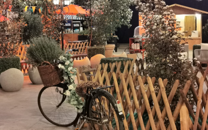 Urbaner Garten mit Velo in der Rigihalle am Erlebnistag