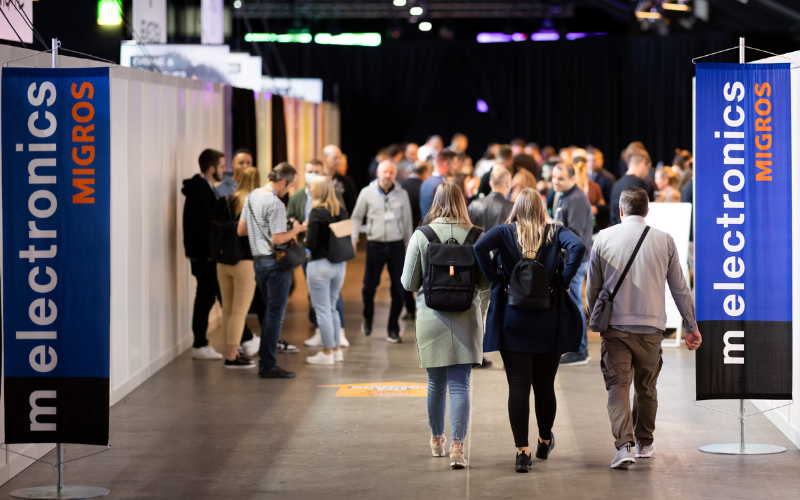 Interne Schulungsmesse von melectronics in der Messe Luzern