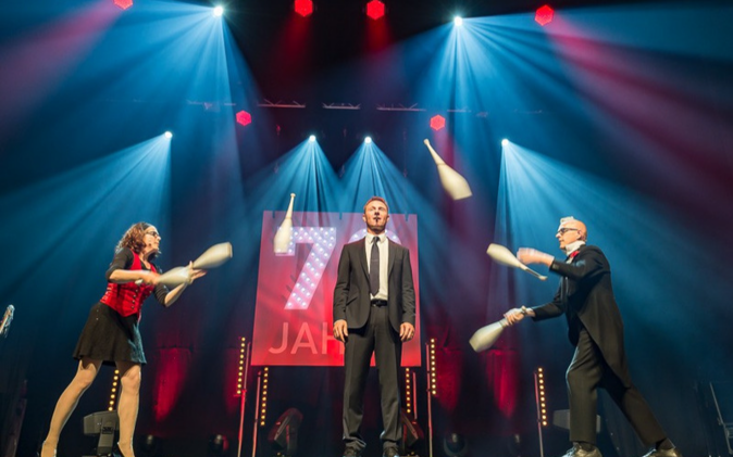 Show am Jubiläumsanlass. 