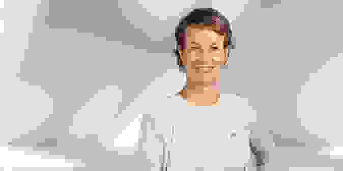 Portrait von Michèle Schwarz, Office Managerin