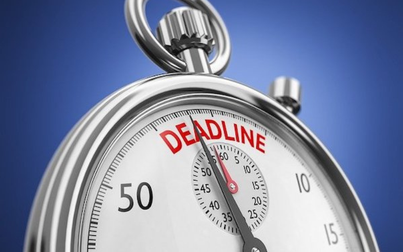 Events rechtzeitig planen Symbolbild: Stoppuhr