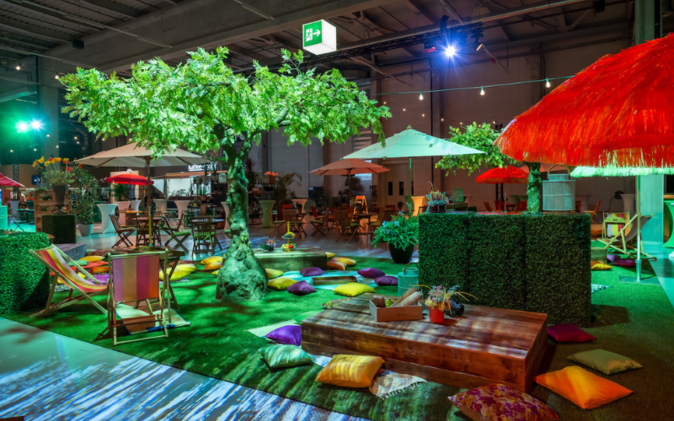 Jubiläum Fenaco Pick Nick-Decke Pick Nick-Bereich am 30-Jahr-Jubiläum von Fenaco.