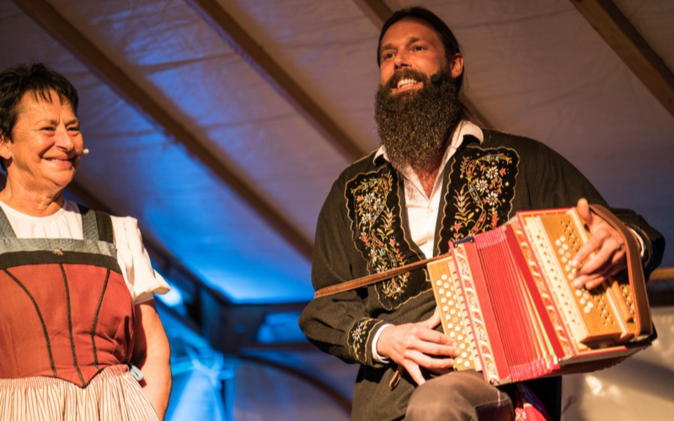 Jubiläum Mineralquelle Bad Knutwil Musiker beim Jubiläumsanlass.