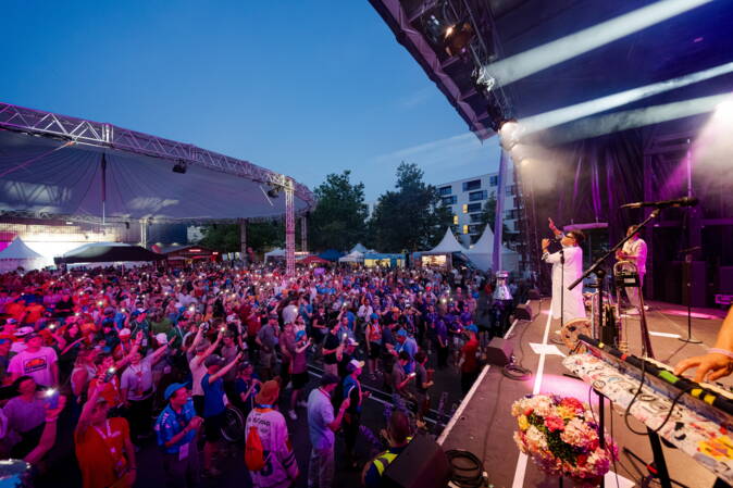 Special Olympics National Summer Games 2026 Live-Shows auf der Bühne beim Arenaplatz
