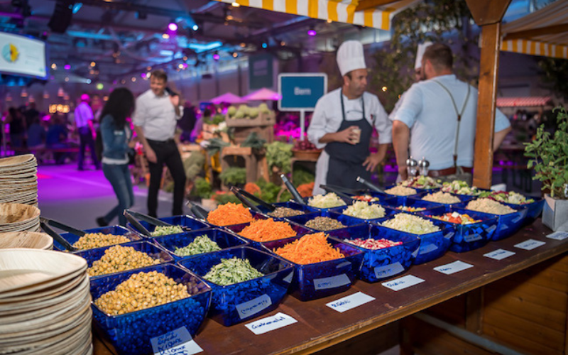 Mitarbeiterfest 25-Jahr-Jubiläum Swica Buffet