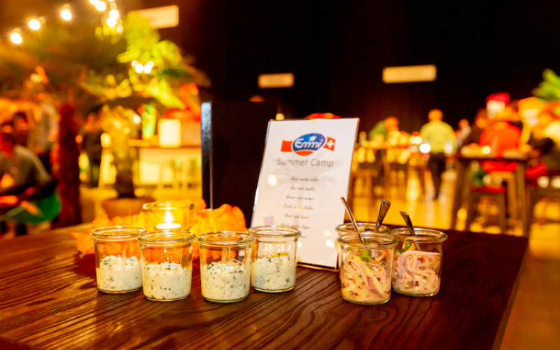 Mitarbeiterfest Emmi Schweiz AG Buffet