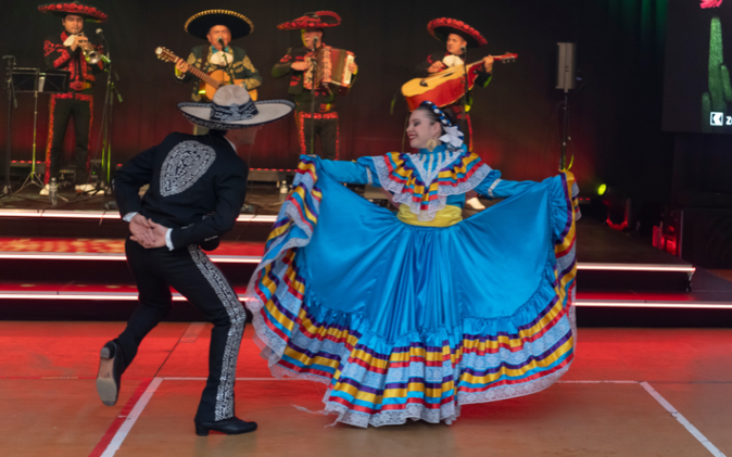 Party for all employees was all about joie de vivre and Mexican flair with a mariacci band