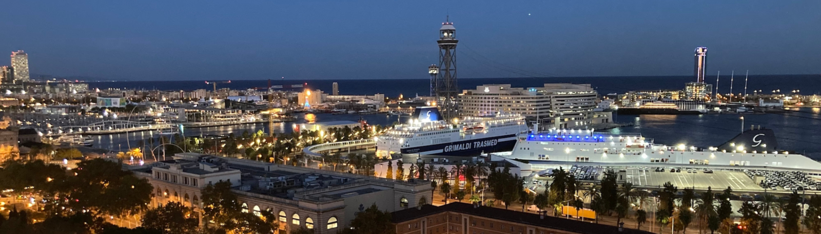 60 Jahre Jubiläum - Senn Chemicals View of the port of Barcelona.