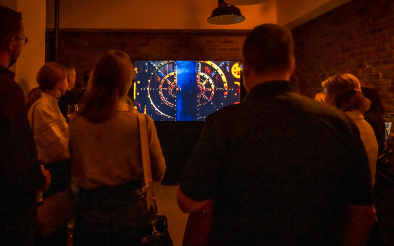 Viscose Kundenanlass - mehr als ein Event Gäste schauen den 1. Teil eines Filmes