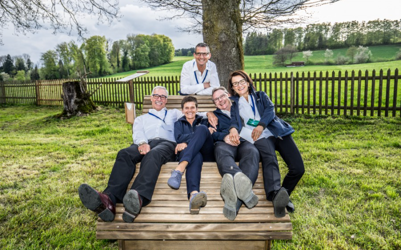 Das Team von Knutwiler Mineralwasser. 