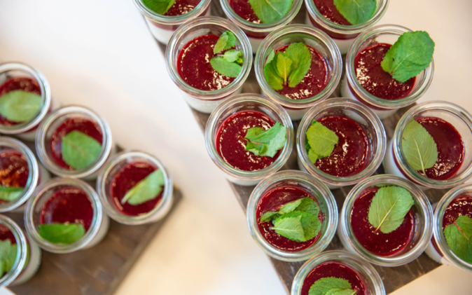 Fachtagung und Jahresversammlung Fachverband Mütter- und Väterberatung Buffet in der Pause