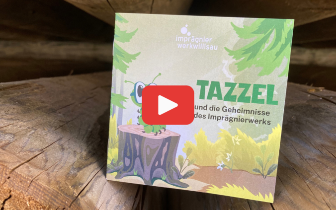 111 Jahre Jubiläum von IWW - Die Geschichte von Tazzel Die eigens illustrierte und vertonte Geschichte „Tazzel“, die spannenden Einblicke in das Unternehmen kindgerecht erzählte, fesselte die Aufmerksamkeit der kleinen Gäste.